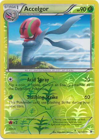 Accelgor - 12/101 - Rare - Reverse Holo available at 401 Games Canada