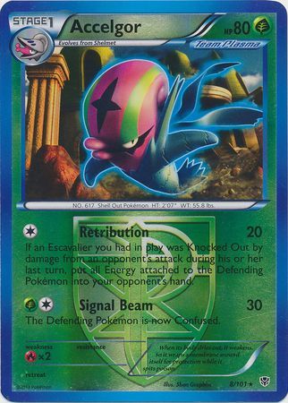 Accelgor - 8/101 - Rare - Reverse Holo available at 401 Games Canada