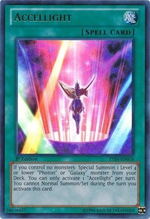 Accellight - ZTIN-EN016 - Ultra Rare - 1st Edition available at 401 Games Canada