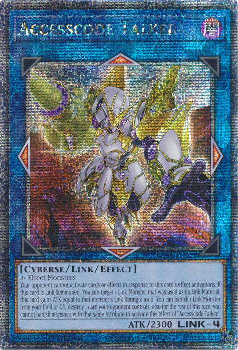 Accesscode Talker (New Art) - RA04-EN079 - Quarter Century Secret Rare - 1st Edition