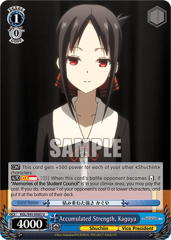 Accumulated Strength, Kaguya - KGL/S95-E083 - Uncommon available at 401 Games Canada