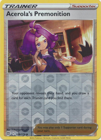 Acerola's Premonition - 129/172 - Uncommon - Reverse Holo available at 401 Games Canada