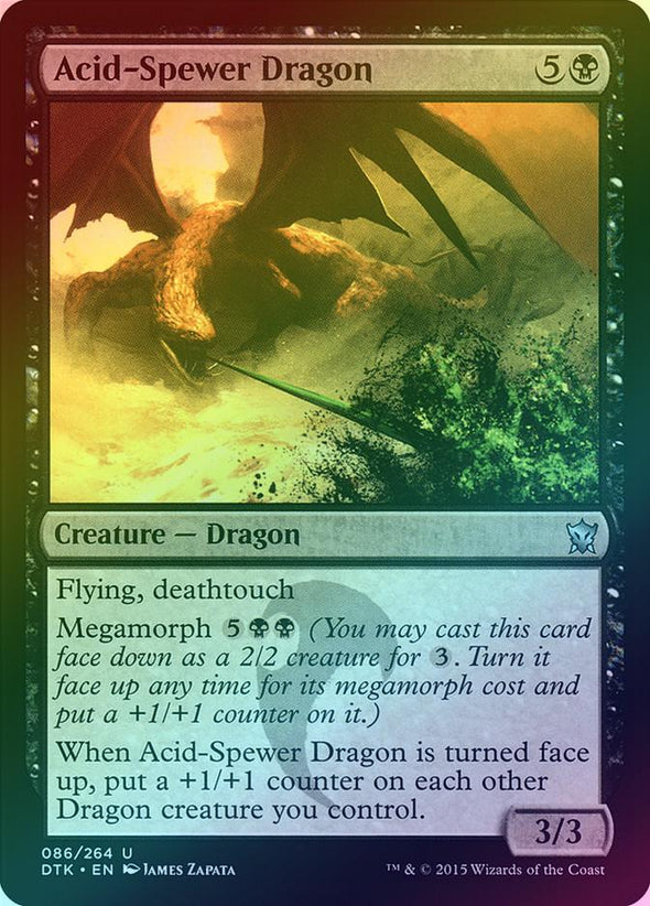 Acid-Spewer Dragon (Foil) (DTK) and more Magic: The Gathering Singles available at 401 Games Canada