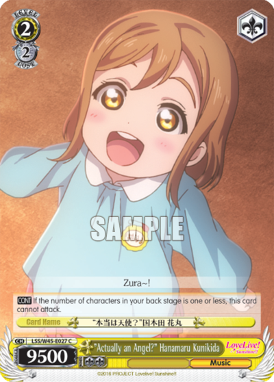 "Actually an Angel?" Hanamaru Kunikida - LSS/W45-E027 - Common available at 401 Games Canada