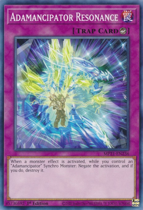 Adamancipator Resonance - MP21-EN236 - Common - 1st Edition available at 401 Games Canada