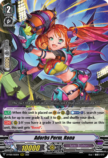 Adorbs Perm, Rona - D-VS01/055 - Triple Rare available at 401 Games Canada