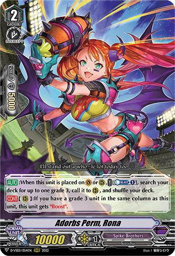 Adorbs Perm, Rona - D-VS05/054 - Triple Rare available at 401 Games Canada