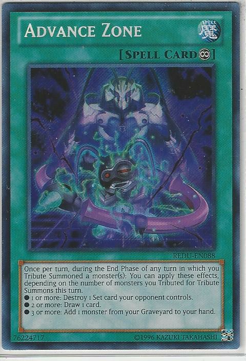 Advance Zone - REDU-EN088 - Secret Rare - Unlimited available at 401 Games Canada