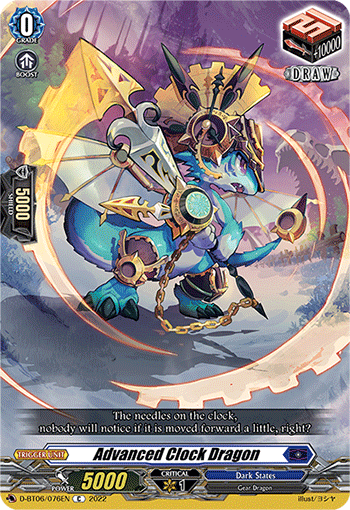 Advanced Clock Dragon - D-BT06/076 - Common available at 401 Games Canada