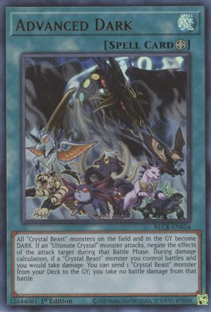 Advanced Dark - BLCR-EN054 - Ultra Rare - 1st Edition available at 401 Games Canada