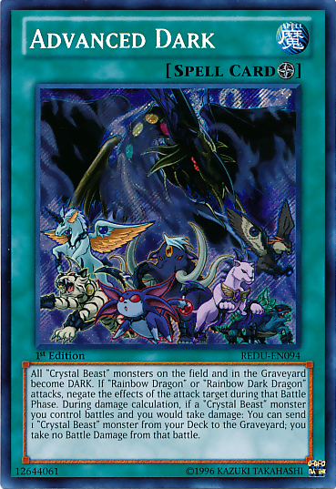 Advanced Dark - REDU-EN094 - Secret Rare - 1st Edition available at 401 Games Canada