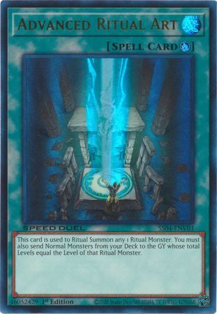 Advanced Ritual Art - SS04-ENV01 - Ultra Rare - 1st Edition available at 401 Games Canada