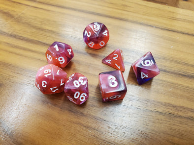 Adventure Dice - 7 Piece Set - Blood Moon available at 401 Games Canada