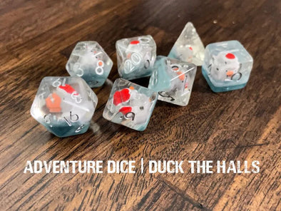 Adventure Dice - 7 Piece Set - Duck the Halls available at 401 Games Canada