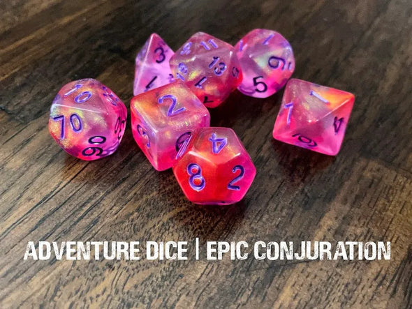 Adventure Dice - 7 Piece Set - Epic Conjuration available at 401 Games Canada