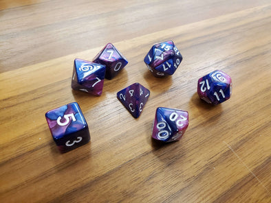 Adventure Dice - 7 Piece Set - Feywild Fields available at 401 Games Canada