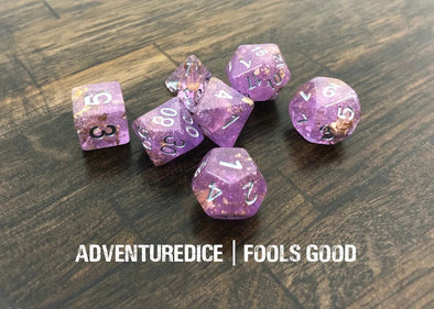 Adventure Dice - 7 Piece Set - Fool's Gold available at 401 Games Canada