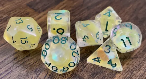 Adventure Dice - 7 Piece Set - Honeycomb available at 401 Games Canada