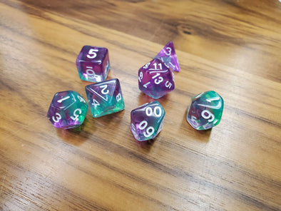 Adventure Dice - 7 Piece Set - Jellied Goblin available at 401 Games Canada