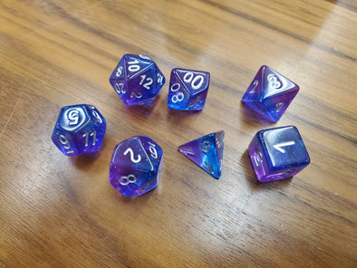 Adventure Dice - 7 Piece Set - Northern Lights available at 401 Games Canada