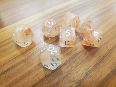 Adventure Dice - 7 Piece Set - Orange Dreamsicle available at 401 Games Canada