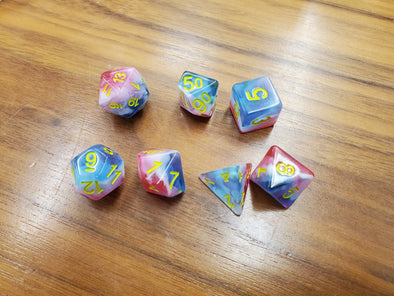 Adventure Dice - 7 Piece Set - Perfect Parfait available at 401 Games Canada