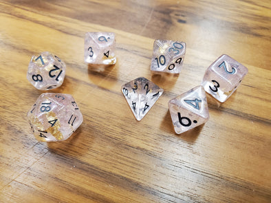 Adventure Dice - 7 Piece Set - Rose Gold available at 401 Games Canada