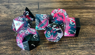 Adventure Dice - 7 Piece Set - Sharp Edge - Chaos Vortex available at 401 Games Canada