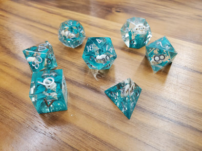 Adventure Dice - 7 Piece Set - Sharp Edge - Seabed Discovery available at 401 Games Canada