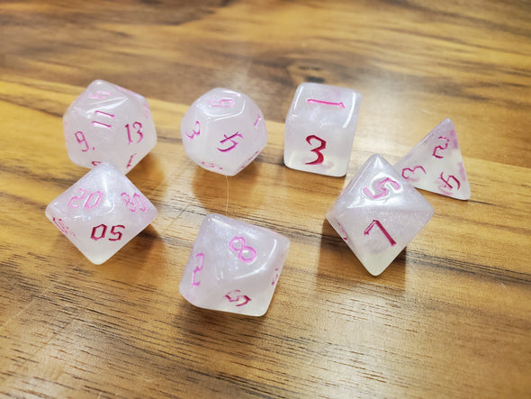 Adventure Dice - 7 Piece Set - Somatic Spell Component available at 401 Games Canada