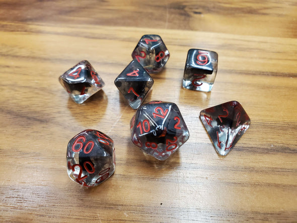 Adventure Dice - 7 Piece Set - Spoopy Familiar available at 401 Games Canada