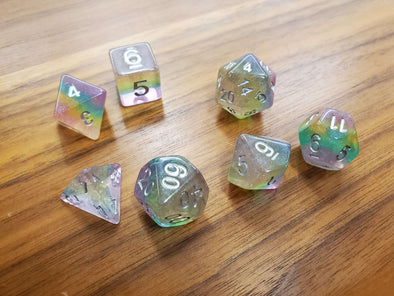 Adventure Dice - 7 Piece Set - Unicorn Snot available at 401 Games Canada