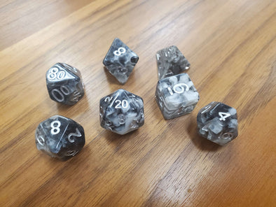 Adventure Dice - 7 Piece Set - Winter Whisper available at 401 Games Canada