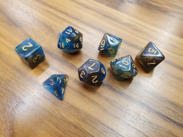 Adventure Dice - 7 Piece Set - Yeti Shenanigans available at 401 Games Canada