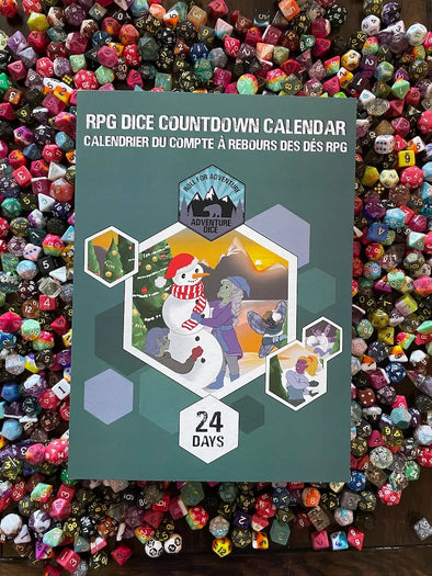 Adventure Dice - RPG Dice Countdown Calendar (24 Days Deluxe) available at 401 Games Canada