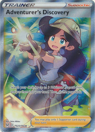 Adventurer's Discovery - TG23/TG30 - Full Art Ultra Rare available at 401 Games Canada