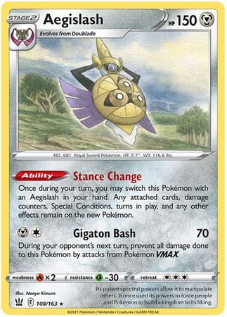 Aegislash - 108/163 - Rare available at 401 Games Canada