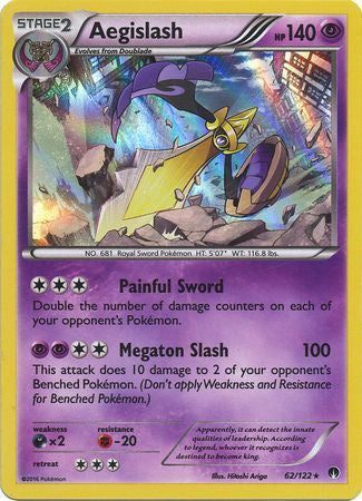 Aegislash - 62/122 - Holo Rare available at 401 Games Canada