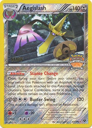 Aegislash - 85/146 - Promo (Staff Regional Championships 2014-15) available at 401 Games Canada