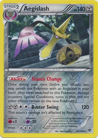 Aegislash - 85/146 - Rare - Reverse Holo available at 401 Games Canada