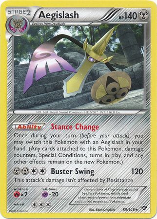 Aegislash - 85/146 - Rare available at 401 Games Canada