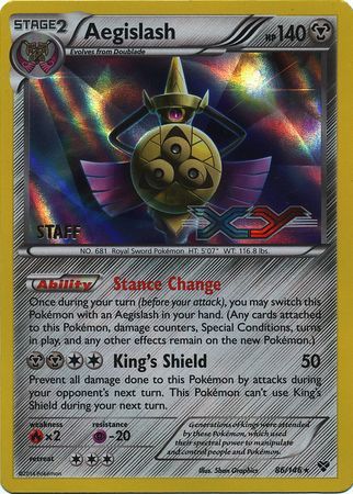 Aegislash - 86/146 - (Staff) Pre-Release Promo