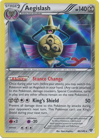 Aegislash - 86/146 - Pre-Release Promo available at 401 Games Canada