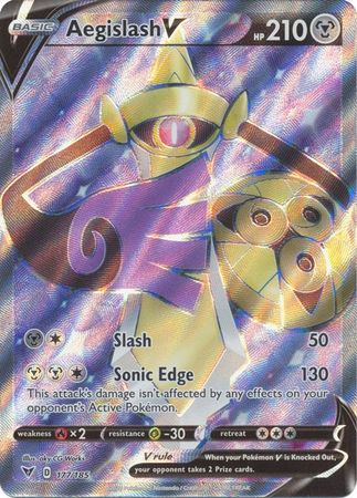 Aegislash V - 177/185 - Full Art Ultra Rare available at 401 Games Canada