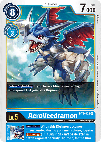 AeroVeedramon - BT2-028 - Rare available at 401 Games Canada