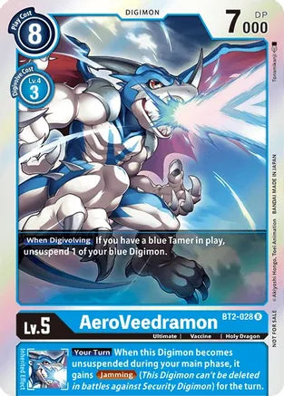 AeroVeedramon (Prerelease Promo) - BT2-028 - Promo available at 401 Games Canada