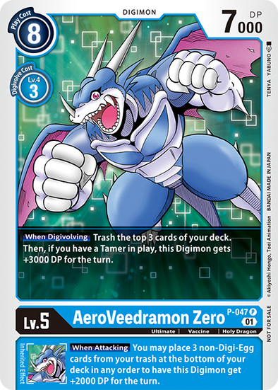 AeroVeedramon Zero - P-047 - Promo available at 401 Games Canada