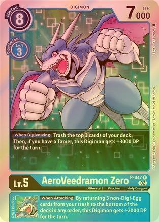 AeroVeedramon Zero (Resurgence Booster Reprint) - P-047 - Promo (Foil) available at 401 Games Canada