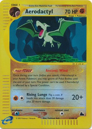 Aerodactyl - 1/144 - Rare - Reverse Holo available at 401 Games Canada