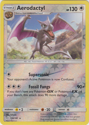 Aerodactyl - 130/181 - Rare - Reverse Holo and more Pokemon Singles available at 401 Games Canada